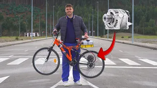 Cómo hacer una BICI ELÉCTRICA con un ALTERNADOR