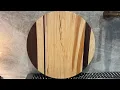 Handmade pizza board step by step