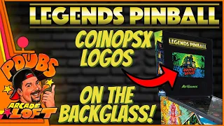 CoinOpsX Logos On The AtGames Legends Pinball Backglass
