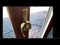 OldGuyDIY Fixed 10 Minute Tighten Loose Handle On Sliding Anderson Storm Door Blue Loctite