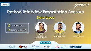 Python Interview Preparation Session Data Types Day 2 360DigiTMG