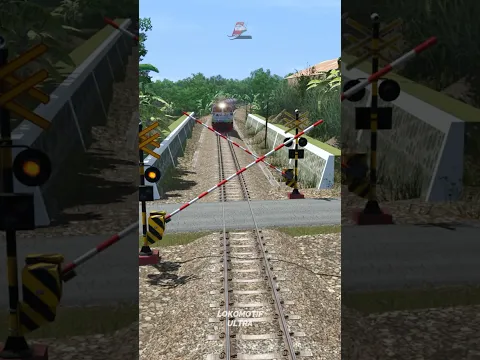 Kereta Api Minyak Terhambat Palang Pintu Perlintasan Barisan Dump Truck #train #railtrack #keretaapi