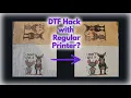 DTF Hack Comparison Inkjet Printer vs Sublimation Printer for DTF Printing at Home