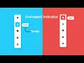 Vertical Tab Hover animation using HTML Css JavaScript Animated Magic Menu Indicator in Css JS