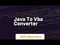 java to vba converter