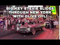 Download Lagu Big Key Stevie slides Olive Oyl through Times Square, Brooklyn \u0026 Marcy Projects! #vertlife #OliveOyl