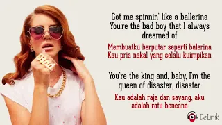 queen of disaster lana del rey lyrics video dan terjemahan lo la cover