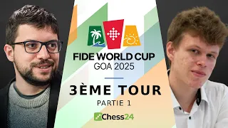 MVL En Quête D Un Ticket Pour Les Candidats Via La Coupe Du Monde FIDE 2025 3ème Tour Partie 1 