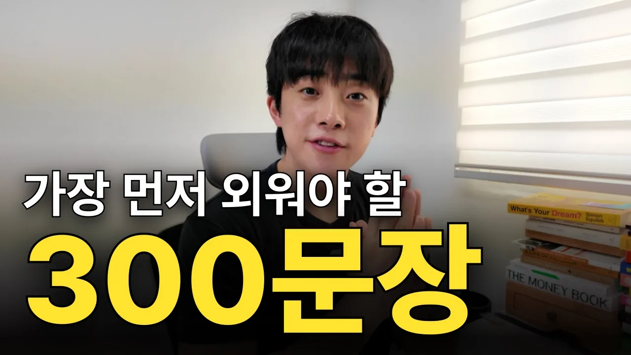 영어초보자는 이거부터 보세요 (매일쓰는 300문장): video thumbnail