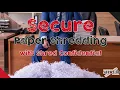 Secure Paper Shredding with Shred Confidential