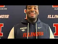 Training camp practice No 3 Illinois OL Brandon Henderson