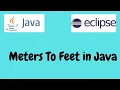 Meters To Feet in Java