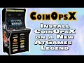 CoinOpsX on a new AtGames Legends Machine with New Firmware