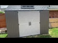Rubbermaid Shed Review 10 x 7 Link in the Description so you can check out the specs