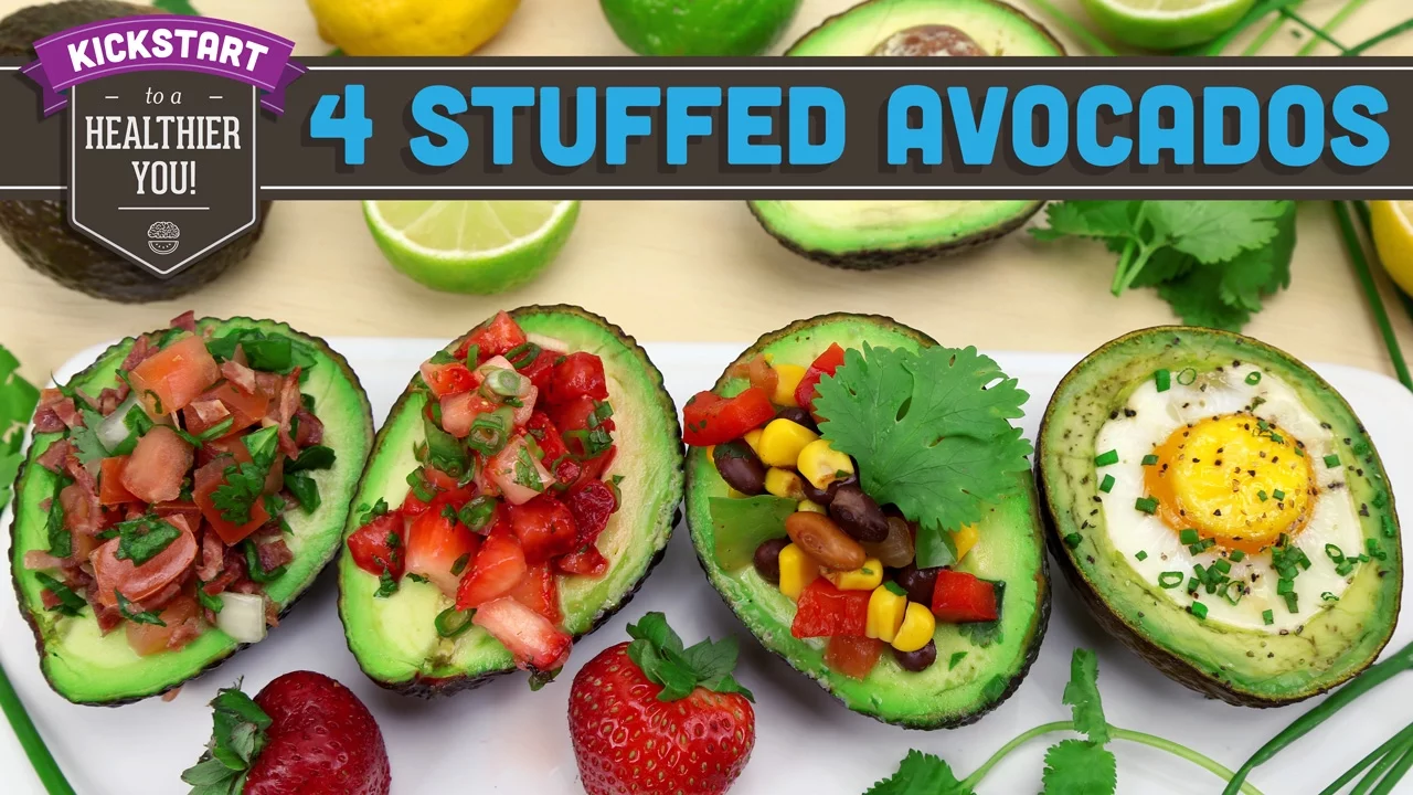 4 Stuffed Avocado Recipes! - Mind Over Munch Kickstart 2016