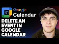 How to Delete an Event in Google Calendar 2025 Full Guide