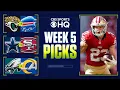 NFL Week 5 Betting Guide EXPERT PICKS For Each Game I CBS Sports