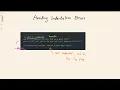 Python Crash Course 11 ch4 Avoiding indentation errors