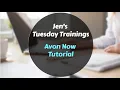 AvonNow Tutorial Tuesday Training