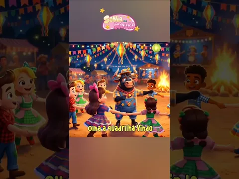 Boi da Cara Preta na Festa Junina - Sonia Moura Kids