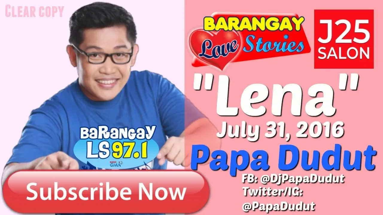Barangay Love Stories July 31, 2016 Lena