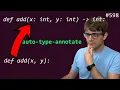 automatic python types