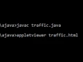 trffic signal using applet