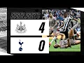 Newcastle United 4 Tottenham Hotspur 0 Premier League Highlights
