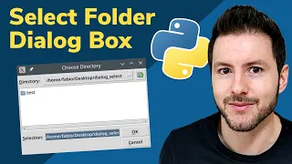 Python Select Folder Dialog Box How to Select a Directory in Python