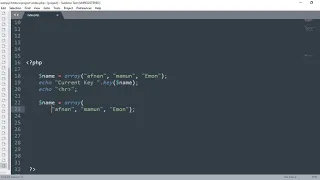 PHP Array Functions - 34 key krsort ksort