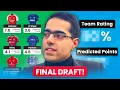 BigManBakar s FINAL FPL Team 4th In The World Fantasy Premier League