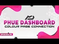 PHUE Web Dashboard in Python - Colour Page Connection Episode MenuDocs