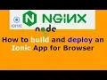 How to build and deploy an Ionic App for Browser