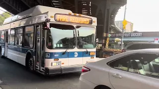 B68 Bus departs Coney Island Brighton Beach Avenues