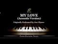 My Love (Acoustic Version) by Jess Glynne - Piano Accompaniment