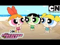 Download Lagu Beach Fight | New Powerpuff Girls Compilation | Cartoon Network