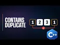 C Hash Set Trick for Contains Duplicate Leetcode 217
