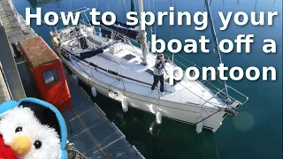 How to spring your boat off a pontoon – Bangor – Northern Ireland – Ep. 228