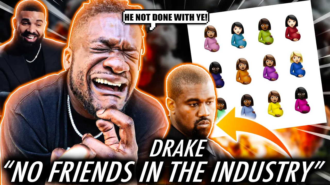 DRAKE ON KANYE NECK! | Drake - No Friends In The Industry (Certified Lover Boy) REACTION