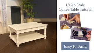 Easy to Build Scale Coffee Table My Dolls House Diary