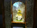 Cracker Barrel gnome lantern glitter globe