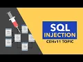 SQL Injection - CEHv11 Topic
