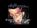 Deftones - Be quiet and drive (Far away) [Re-Tunned to drop D]