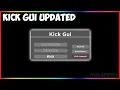 Roblox Serverside Script Showcase KICK GUI UPDATED