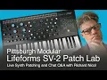 Pittsburgh Modular Lifeforms SV-2 Patch Lab and Chat with Richard
