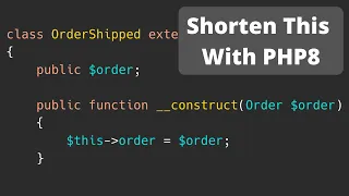PHP 8 Constructor Property Promotion in Laravel