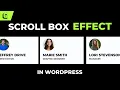 How to Create Scroll Box Effect in Wordpress Wordpress Tips