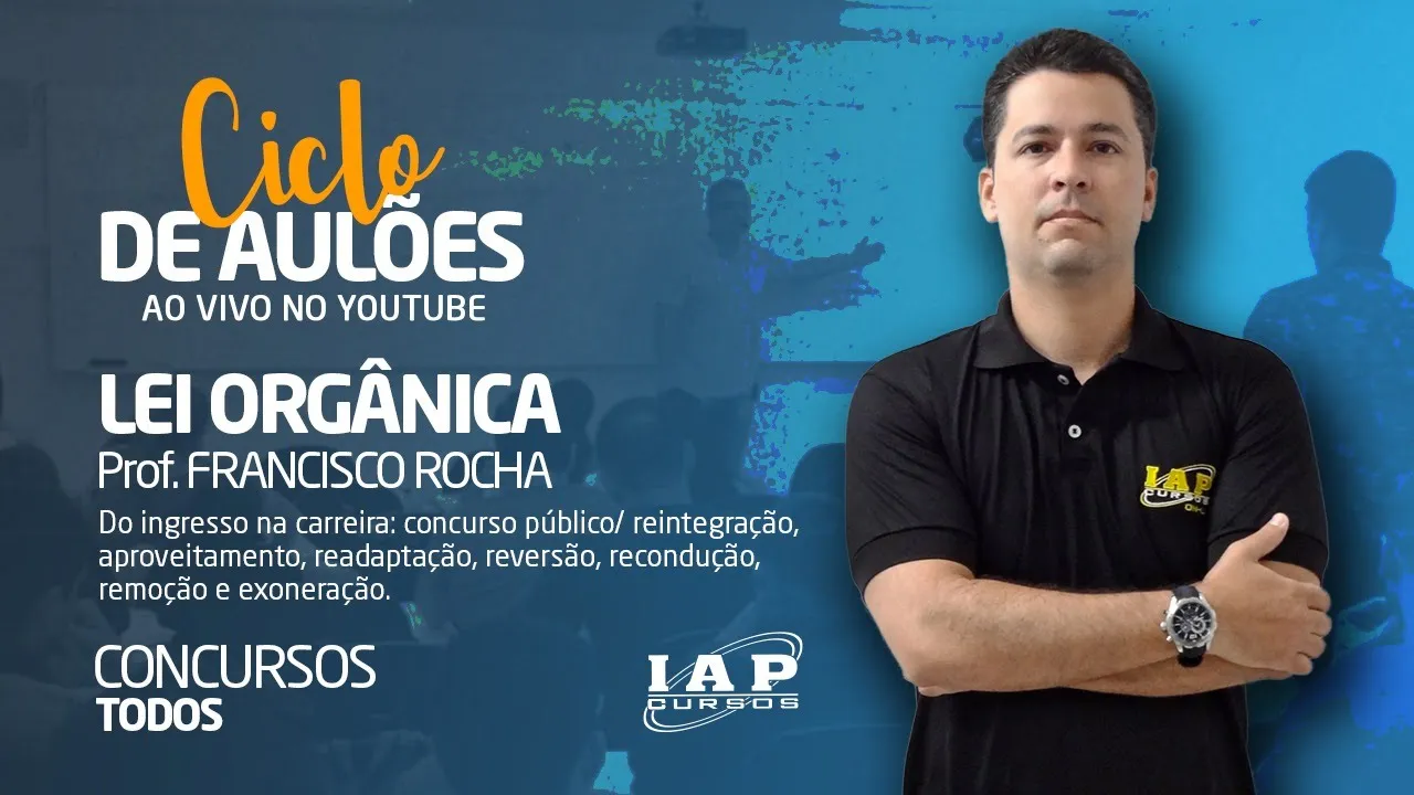 LIVE: LEI ORGÂNICA PC-RN