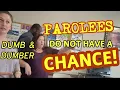 TX PAROLE OFFICE- WITH DUMB AND DUMBER AS OFFICERS PAROLEES DO NOT HAVE A CHANCE TO STAY FREE