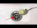Download Lagu Throw it in the sink and the drain will never clog again!  💥(Amazing)🤯